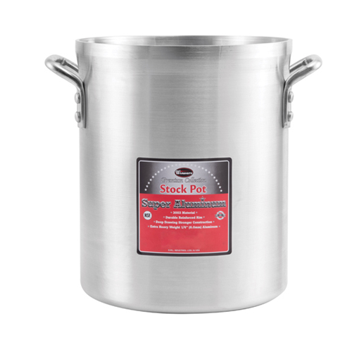 Winco AXHH-32 Super Aluminum Stock Pot, 32 Quart