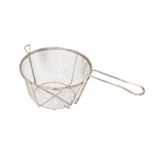 Winco FBR-11 10-1/2" Round Wire Fry Basket (4 Mesh)