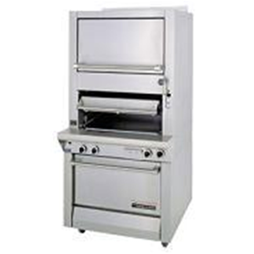 Garland M100XRM Master Series Broiler, deck-type, gas, single infrared deck w/finishing oven