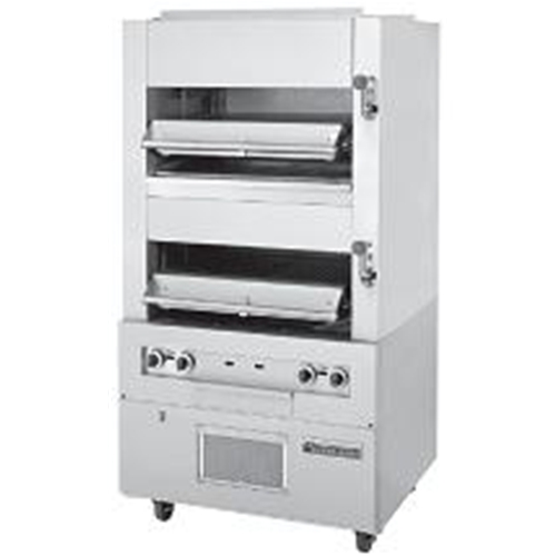 Garland M110XM Master Series Double Broiler, deck-type, gas, two infrared decks w/enclosed base