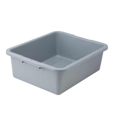 Winco PLW-7G Grey Dish Box, 20-3/4" x 16-3/4" x 7", one compartment