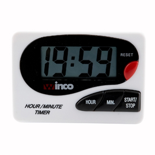 Winco TIM-85D Digital Timer, LCD, large, hour/minute