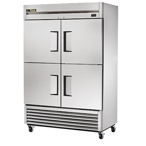 True TS-49-4-HC  Half Door Stainless Steel Reach-In Refrigerator