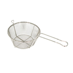 Winco FBRS-11 10-1/2" Round Wire Fry Basket (6 Mesh)