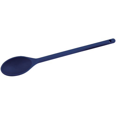 Winco NS-12B high heat nylon spoon 12" blue