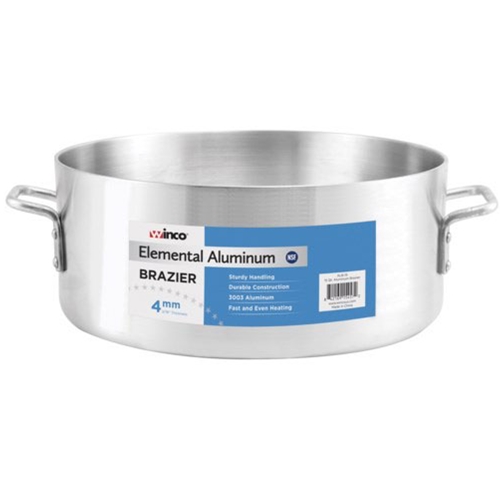 Winco ALB-15 Aluminum Brazier, 14 Quart