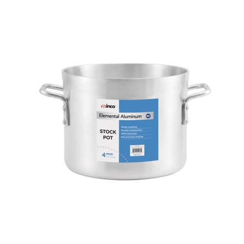 Winco ALST-10 Aluminum Stock Pot, 10 Quart