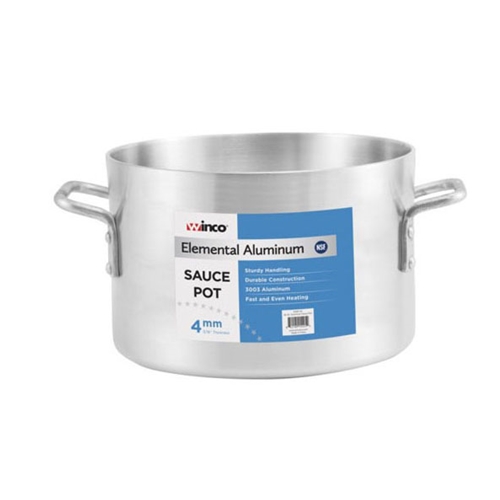 Winco ASSP-14 Aluminum Sauce Pot, 14 Quart 